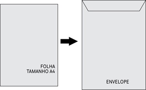 Envelope para Currículos