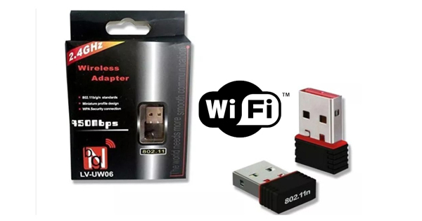ADAPTADOR USB X WIRELES WIFI NANO 950MBPS 2.4GHZ LV-UW06 COD:39382