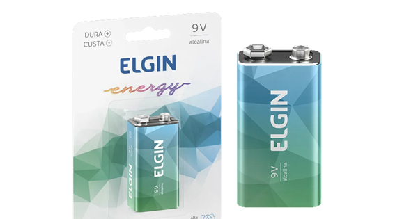 BATERIA ALCALINA 9V ELGIN ENERGY COD:347620