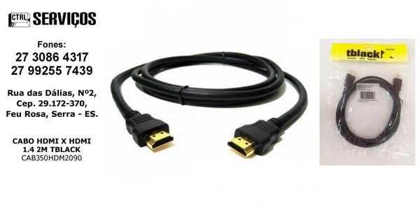 CABO HDMI X HDMI 1.4 2M TBLACK