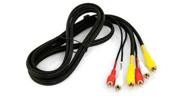 CABO RCA PARA AUDIO E VÍDEO DE 1,5M