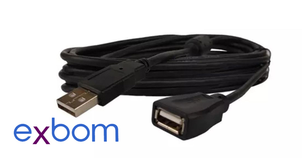 CABO USB-M X USB-F 2M EXBOM CBX-U2AMAF20 676860