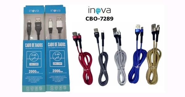 CABO V8 2M 2.4A INOVA CBO-7289 COD:676882