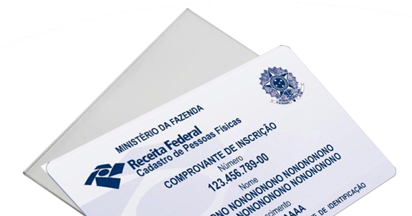 CAPA PLÁSTICA PARA CPF COD:683510