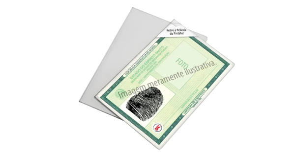CAPA PLÁSTICA PARA RG COD:683515