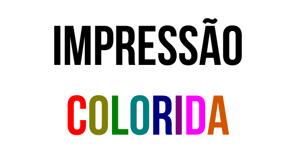 Impressão Colorida