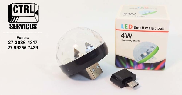 MINI BOLA MÁGICA DE LED 4W