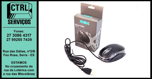 MOUSE USB 1000 DPI MAXPRINT 601387-2