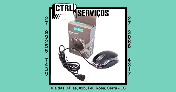 MOUSE USB 1000DPI MAXPRINT 601387-2