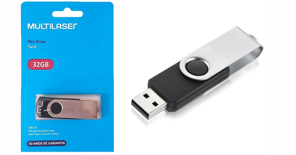 PENDRIVE 32GB MULTILASER TWIST COD:5128600