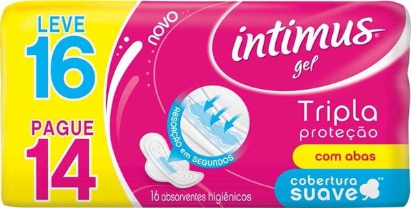 ABSORVENTE INTIMUS GEL