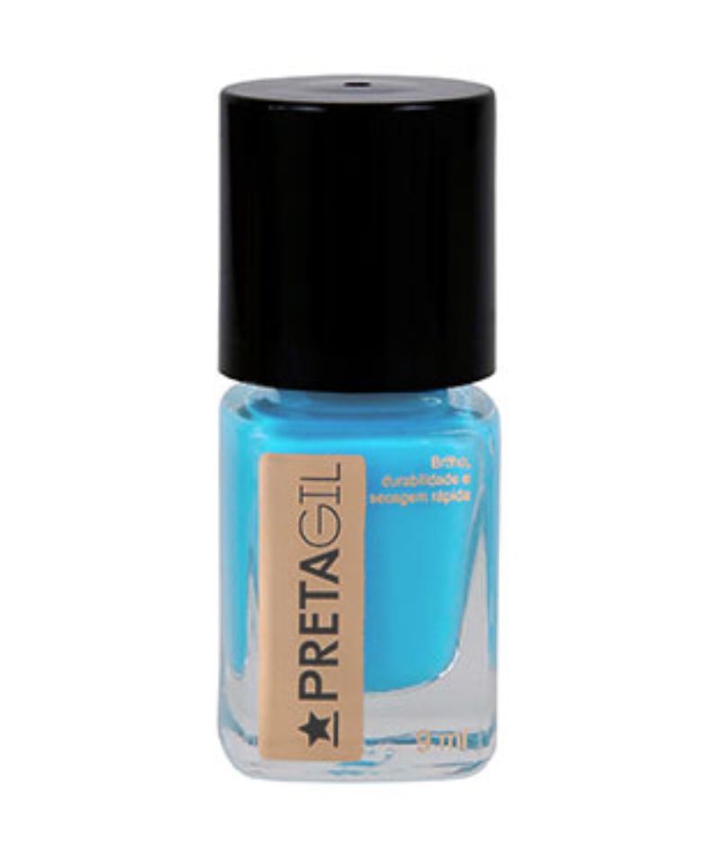 Esmalte Preta Gil Azul Ipanema