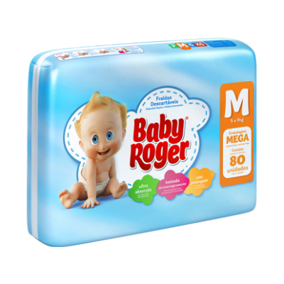FRALDA BABY ROGER MEGA