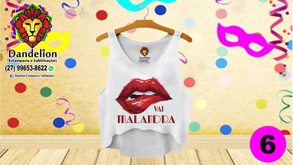 Cropped Para Carnaval