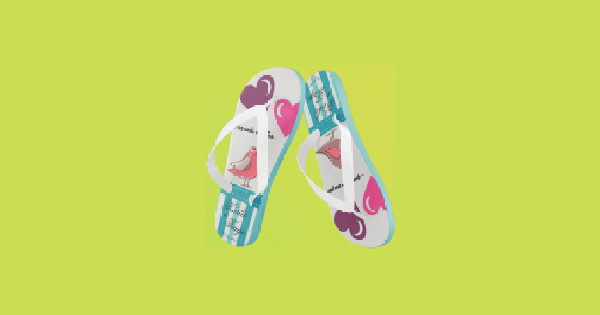 Chinelo Personalizado Branco