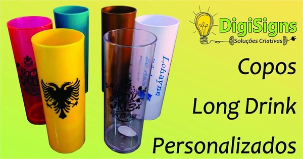 Copo Long Drink Personalizado - Mínimo 20 unidades
