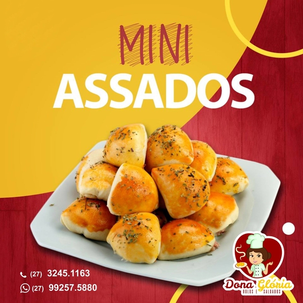 100 Salgados Assados para Festa