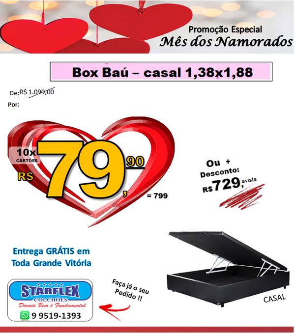 Box Baú - casal