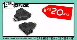 ADAPTADOR DUPLICADOR HDMI