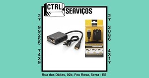 ADAPTADOR HDMI X VGA XC-HDMI-VGA 210218