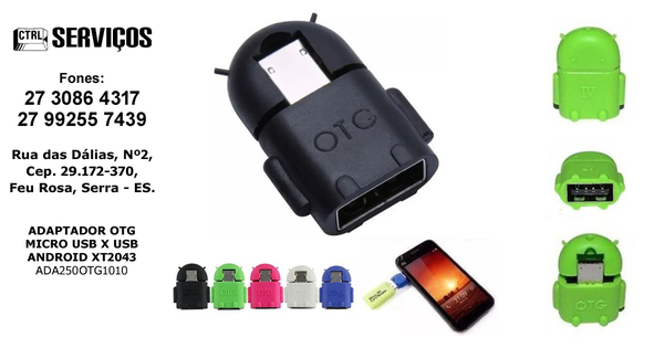 ADAPTADOR OTG ANDROID XT2043