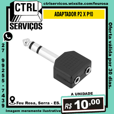 ADAPTADOR P2 X P10