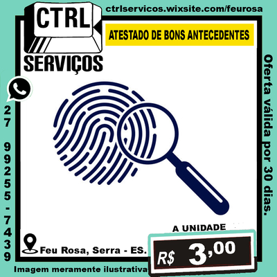 ATESTADO DE BONS ANTECEDENTES