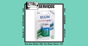 BATERIA ALCALINA 9V ELGIN ENERGY