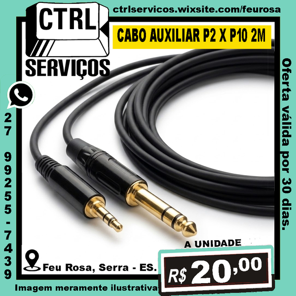 CABO P2 X P10 2M
