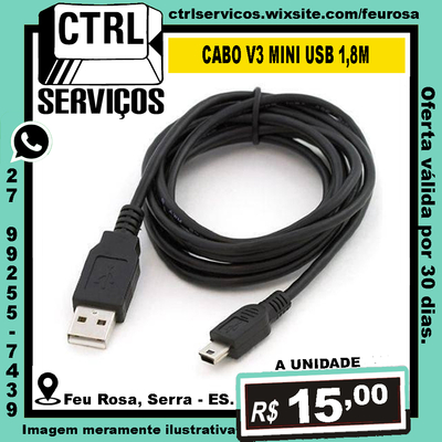 CABO USB X MINI USB V3 1,8M
