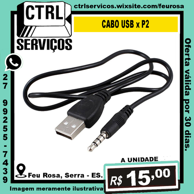 CABO USB x P2