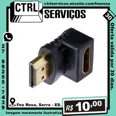 CONECTOR HDMI-F X HDMI-M ELI
