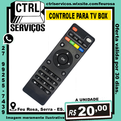 CONTROLE PARA TV BOX