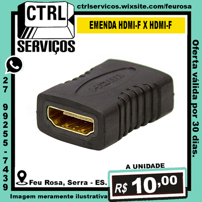 EMENDA HDMI-F X HDMI-F