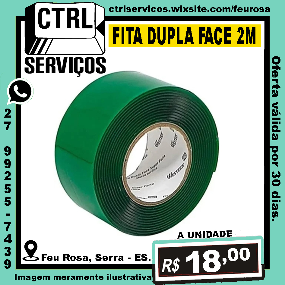 FITA DUPLA FACE  30X20