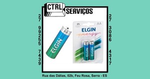 PILHA ALCALINA AA MÉDIA 2UN ELGIN