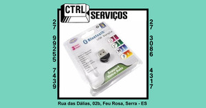 RECEPTOR E TRANSMISSOR BLUETOOTH PARA COMPUTADOR