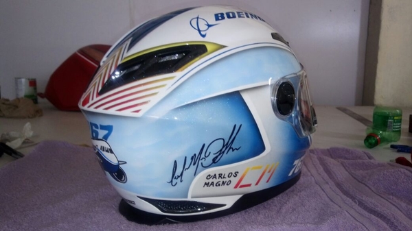 Pintura Personalizada em Capacetes