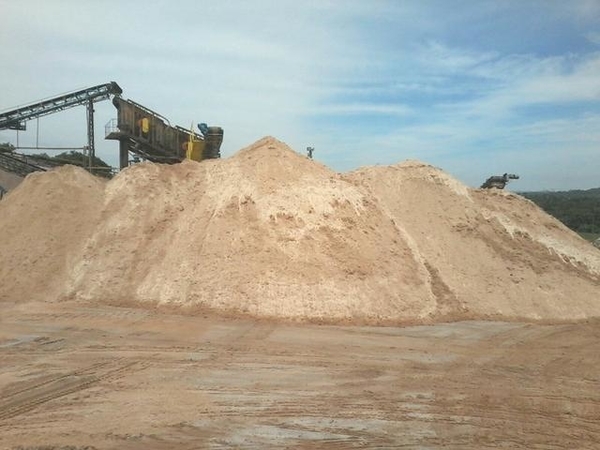Areia caminhao