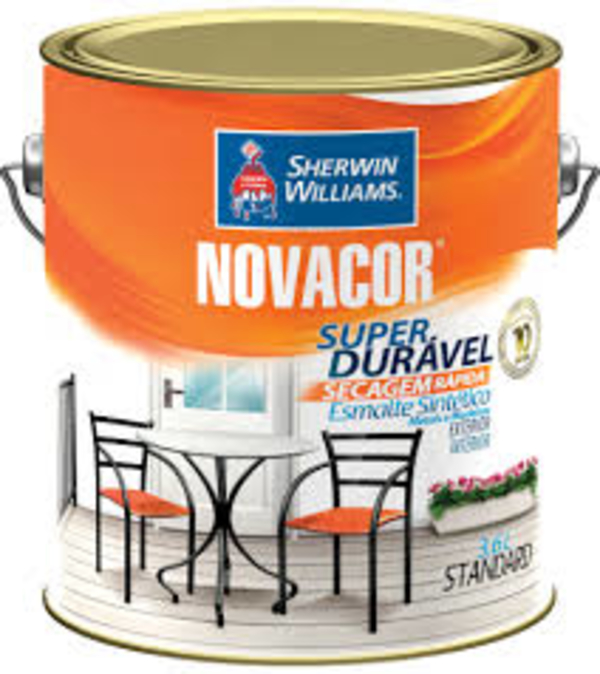 Novacor Esmalte Sintético Cor Branca 3,6 Lts