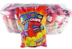 Pacote de Chips Plinc 10 unidades