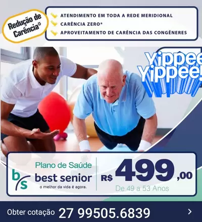 Best Senior Planos para pessoas acima de 49 anos