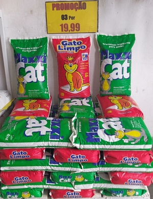 3 Granulados Sanitário para Gatos 4kg