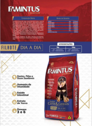 Ração para Cachorro Famintus 15kg