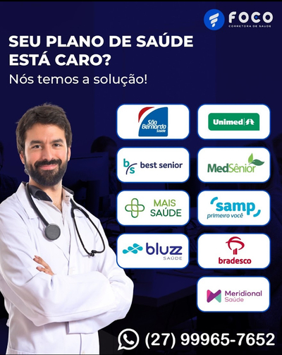 Planos de saúde ES (37) 99965-7652