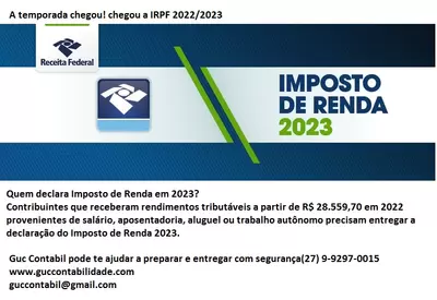 Declaração de IRPF 2022/2023