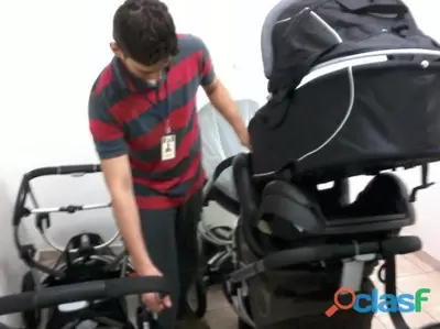 Limpeza de carrinhos de bebê importados