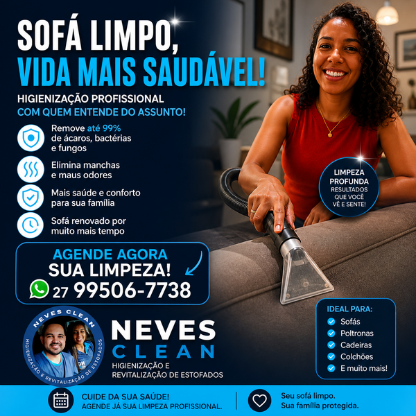 🟢 LIMPEZA DE SOFÁ