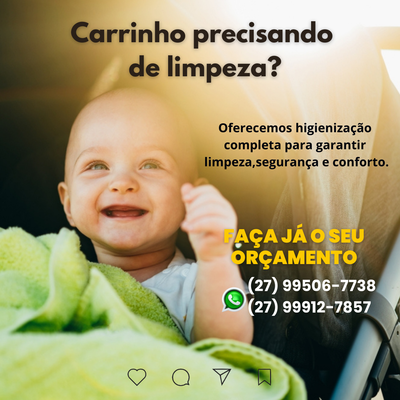 LIMPEZA CARRINHO DE BEBÊ