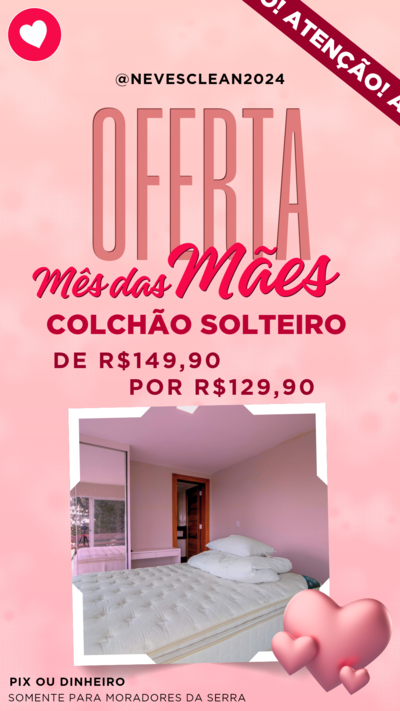 LIMPEZA COLCHÃO DE SOLTEIRO